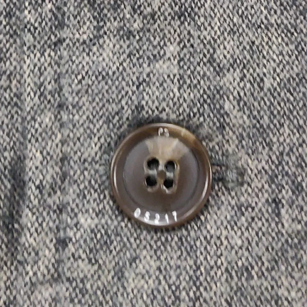 Paul Saint Brown Gray 100% cotton button down blazer suit jacket size L